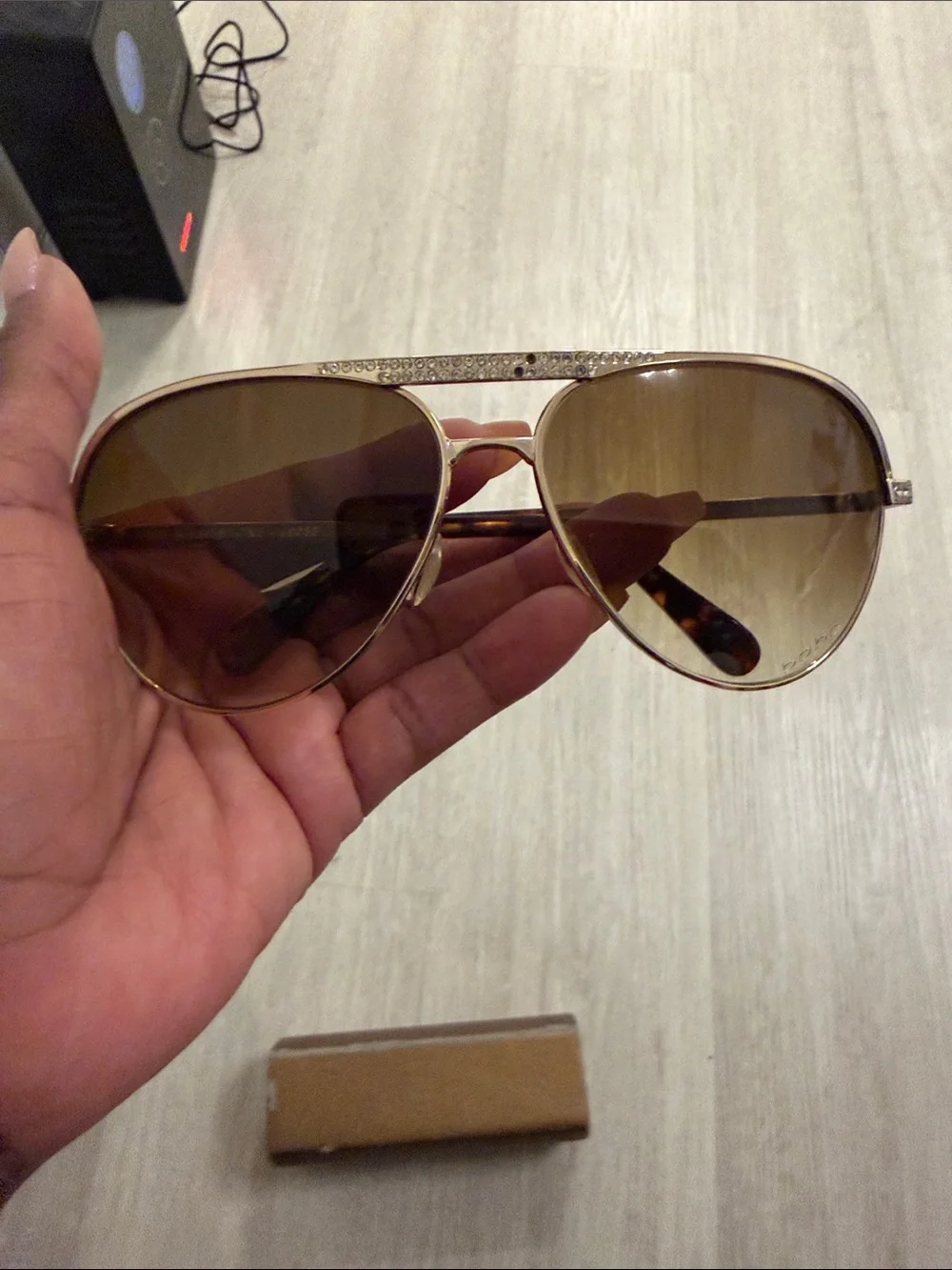 bebe stylish aviator